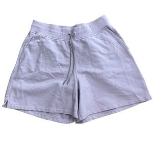 Lululemon All Yours High Rise Short 7” Cotton Terry Lavender Dew Size 12